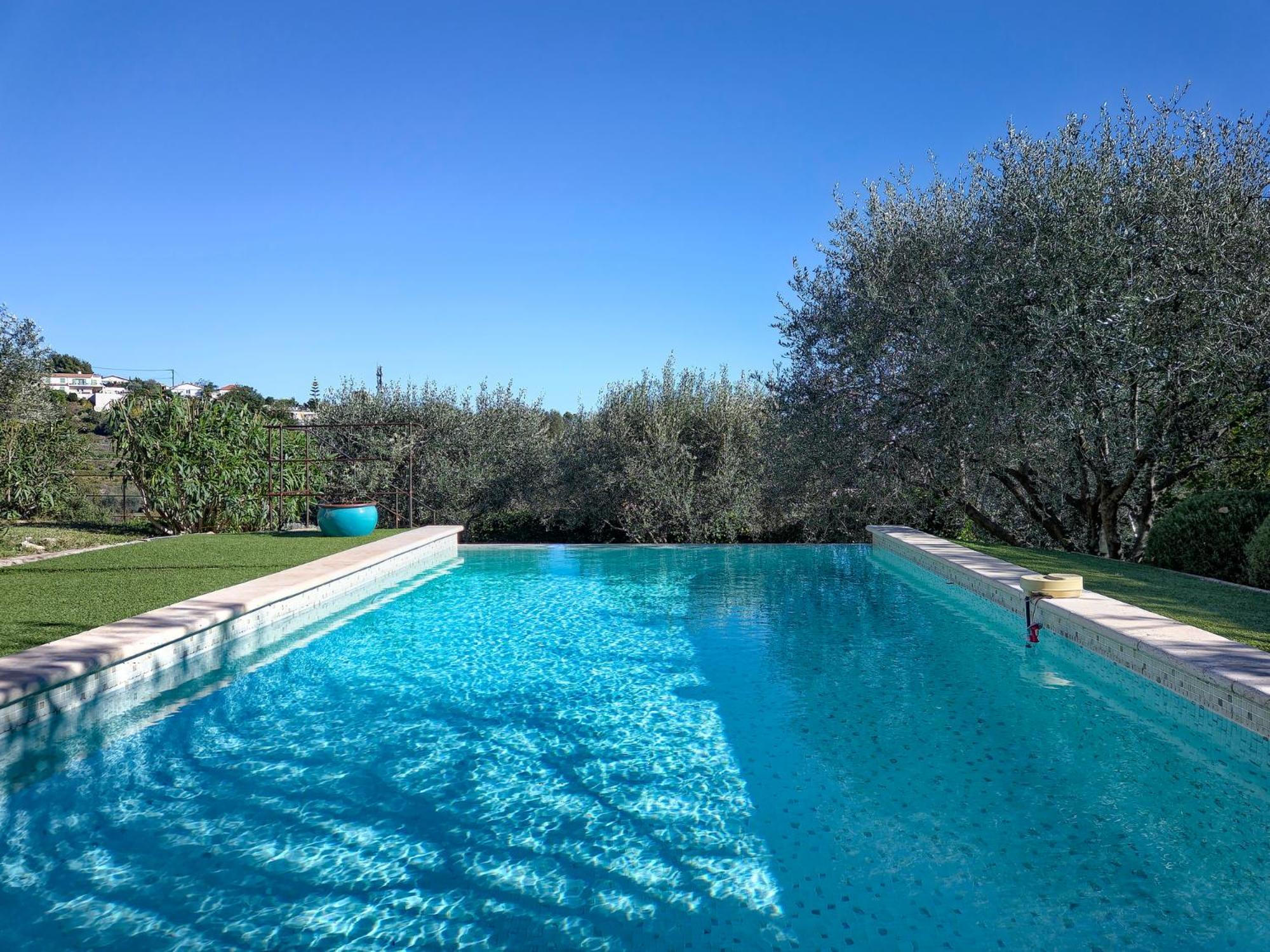 Vila Bastide D'Architecte En Pierre Cagnes-sur-Mer Exteriér fotografie