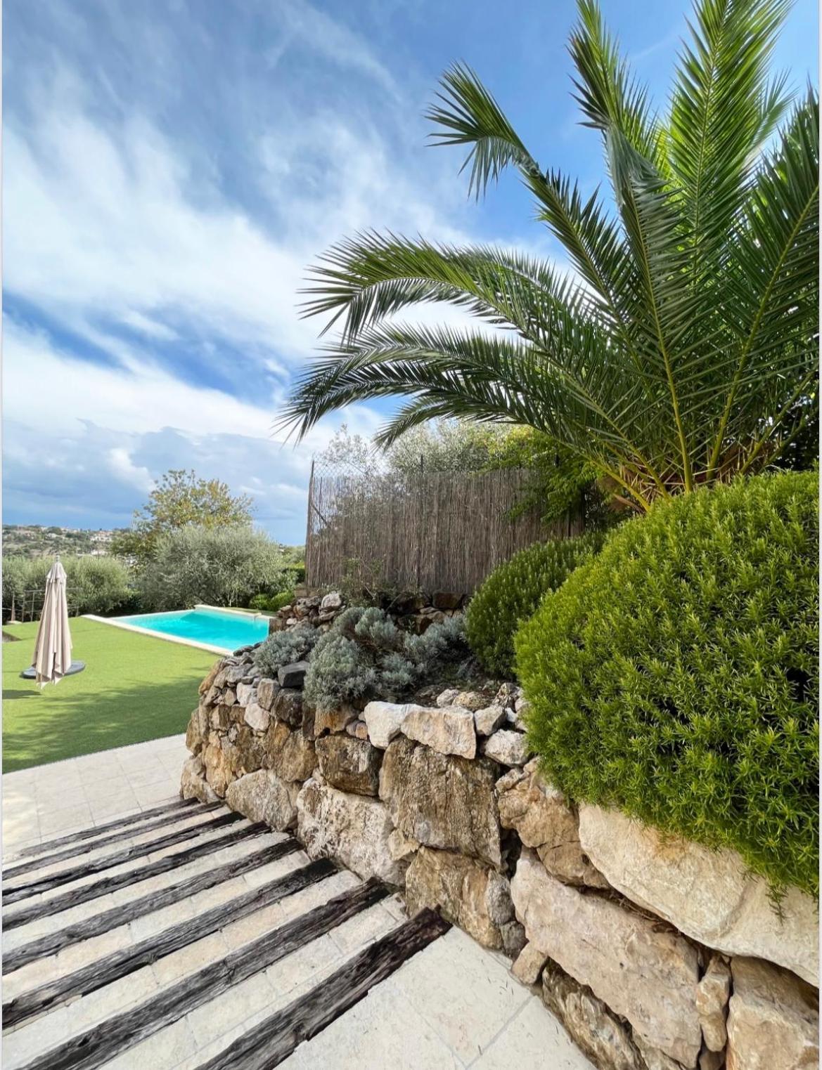 Vila Bastide D'Architecte En Pierre Cagnes-sur-Mer Exteriér fotografie